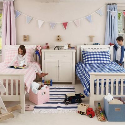 二胎男童房间设计卧室,二胎儿童房布置